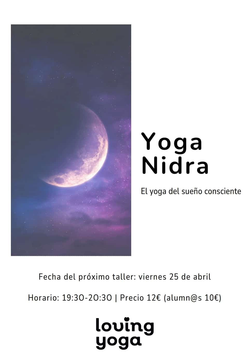 nicra cartel Taller Yoga Nidra