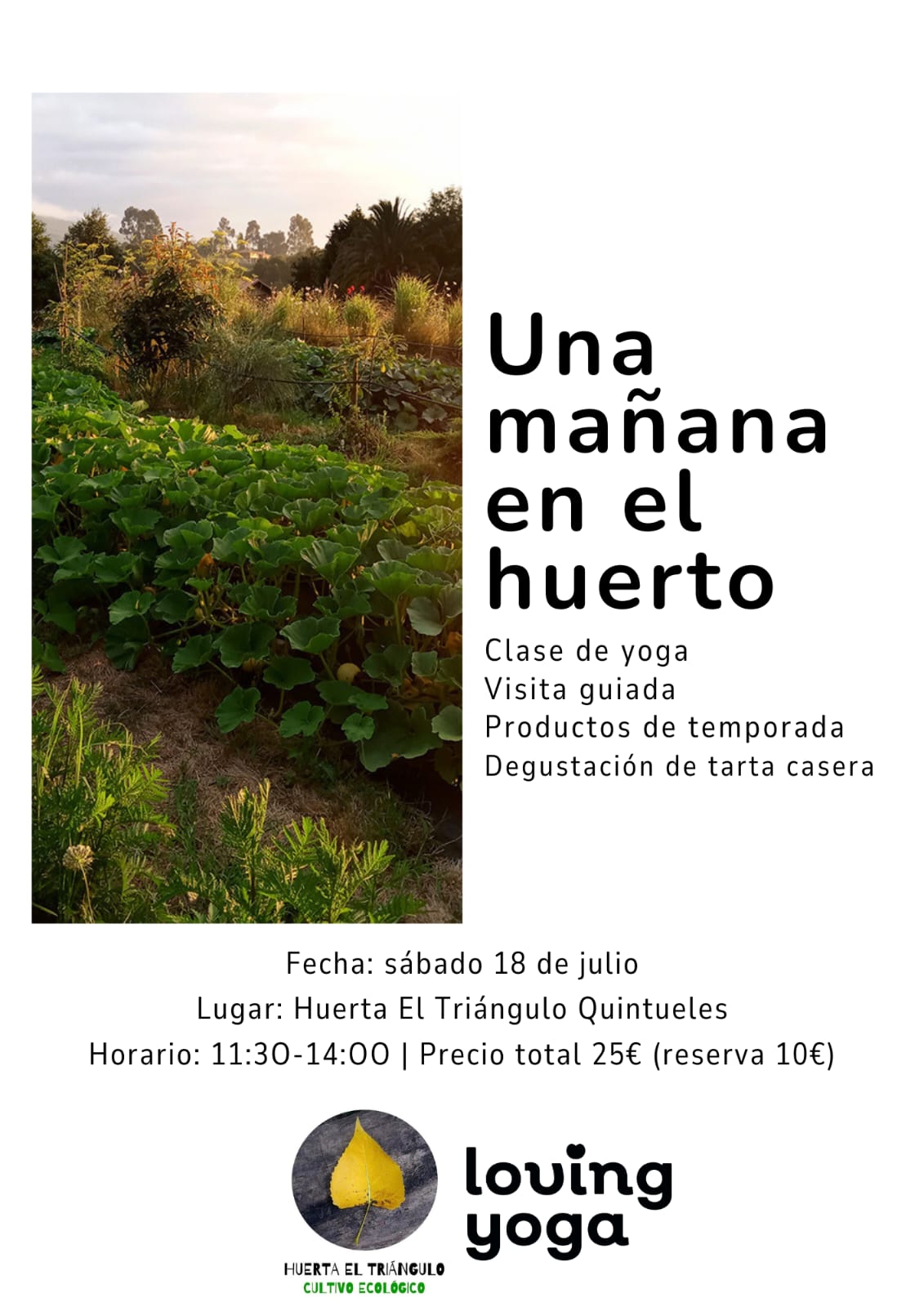 huerto Yoga en la Huerta el Triángulo