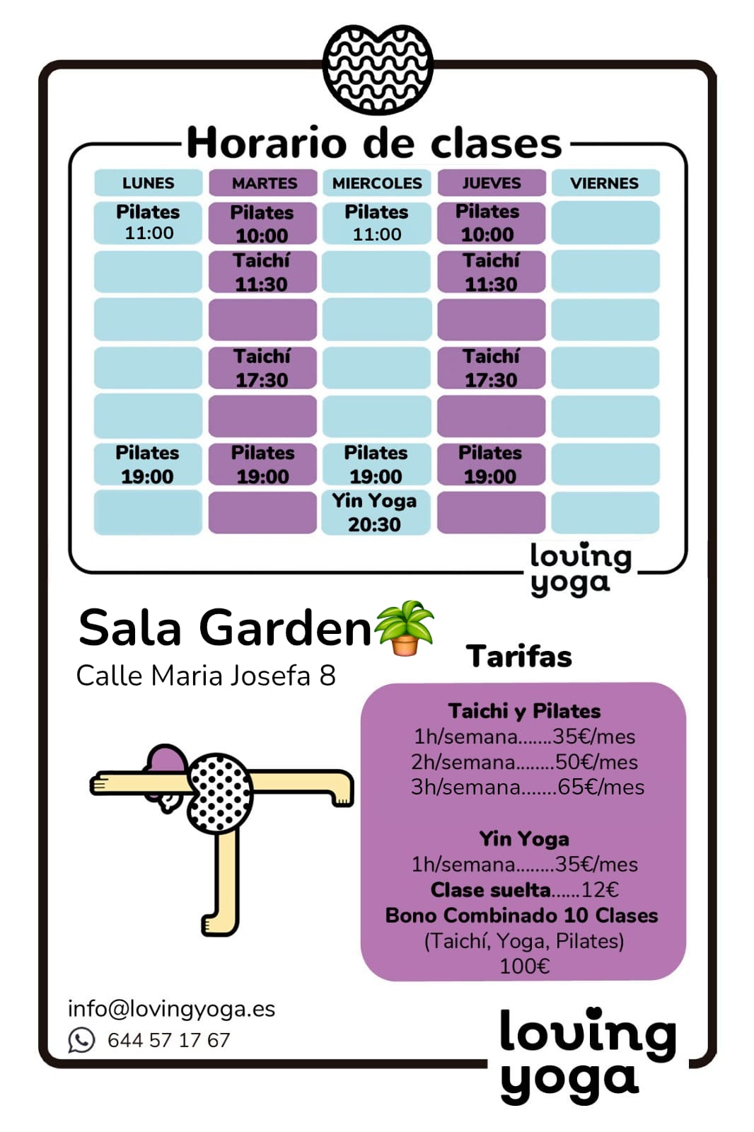 horarios pilates